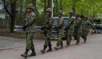 Canadian Army soldiers from 31 Canadian Brigade Group. File photo courtesy of CAF/DND 2022