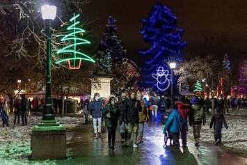 Londoners attending the Lighting of the Lights in Victoria Park. File photo provided by the City of London.