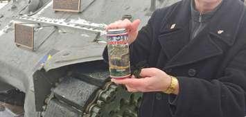 The Holy Roller craft beer by Toboggan Brewing Co. created to help raise money to restore the famous tank of the same name in Victoria Park. (BlackburnNews.com file photo)