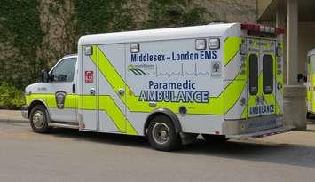 A Middlesex London ambulance. (File photo by Miranda Chant, Blackburn News)