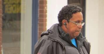 Keith Charles outside of the  Provincial Offences court on Dundas St., March 20, 2017. (Photo by Miranda Chant, Blackburn News.)