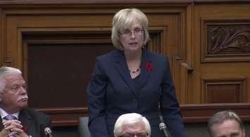 Screen capture from Question Period video. 