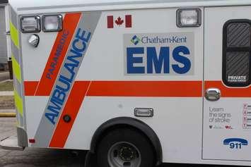Chatham-Kent ambulance (Photo by Allanah Wills)