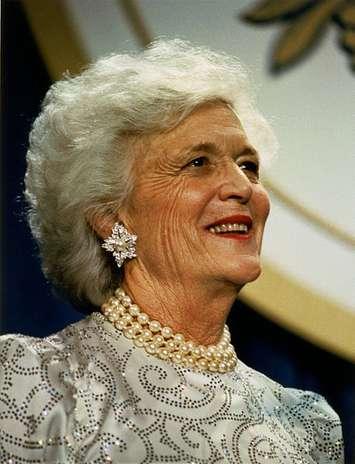 Barbara Bush. (Photo courtesy of David Valdez, White House Photo Office via Wikipedia)