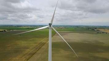 Belle river wind turbine. (Photo courtesy of Pattern Energy). 