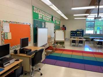 An empty classroom. (BlackburnNews.com file photo) 