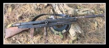 A First World War era machine gun stolen in Southwold Township on October 26, 2016. Proto provided by Elgin OPP. 