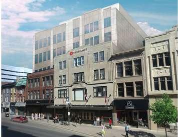 An artist rendering of the proposed second phase of Fanshawe College's downtown expansion.