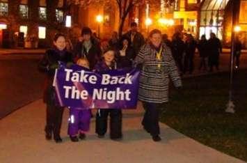 File Photo of Take Back The Night March by Kirk Scott, BlackburnNews.com
