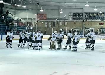 The LaSalle Vipers defeat the London Nationals, September 16, 2015. (Photo courtesy of the LaSalle Vipers via Twitter)
