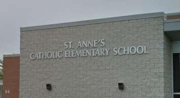 St. Anne's Catholic Elementary School located on 84 Park Avenue in St. Thomas. (Image via Google Street View.)