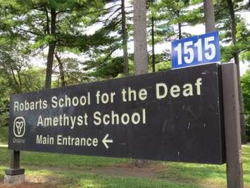 Robarts School for the Deaf in London, Ontario. Photo by Ashton Patis. 