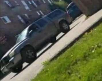 Police are searching for the driver of this vehicle after two women were approached in separate incidents last week. (Photo supplied by London police.)