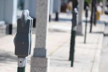 BlackburnNews.com file photo of parking meters.  (Photo by Jason Viau)