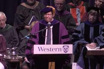 Screen shot of Aubrey Dan from Western University YouTube video. 