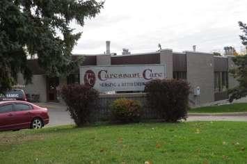 File photo of Caressant Care Nursing and Retirement Home in Woodstock. (Photo by Miranda Chant, Blackburn News.)