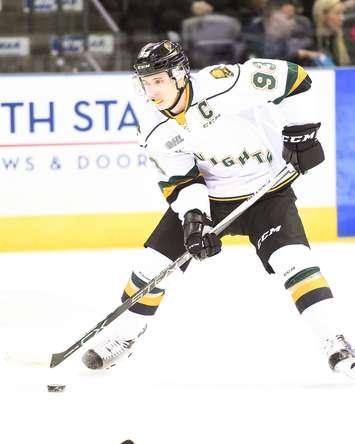 Mitchell Marner of the London Knights. (Photo courtesy of Aaron Bell via OHL Images)