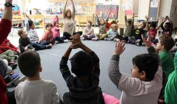 A unique mindfulness program developed at Western has led to greater empathy and self-regulation among kindergarten children. Photo courtesy of Western University. 