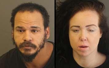 Titus Clayton Quenneville-Gabriel, 32, and Kourtni Christina Marie McGean, 33. Photos provided by London police. 