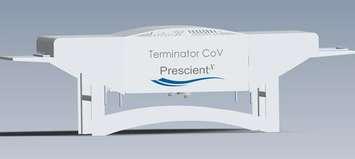The Terminator CoV can sterilize 500 N95 masks an hour. Photo courtesy of Bluewater Health Foundation.