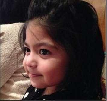 AMBER ALERT issued for Julia Dela Cruz, abducted by her father in Aurora. Photo courtesy of York Regional Police. 