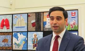 London North Centre MP Peter Fragiskatos announces federal funding for infrastructure projects in London and region, June 9, 2017. (Photo by Miranda Chant, Blackburn News)