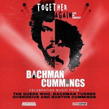 Randy Bachman and Burton Cummings tour poster courtesy of Budweiser Gardens. 
