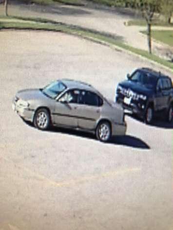 Screen grab of a suspect vehicle wanted in connection with a child abduction in north London on May 13, 2018. Photo provided by London Police Service.