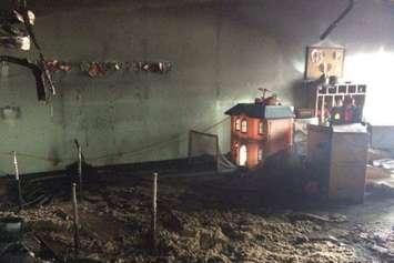 Photo of fire damage at Kilworth Children's Centre. Photo from www.gofundme.com.  