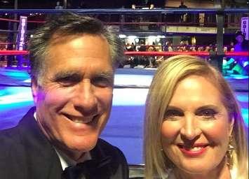 Photo of Mitt and Ann Romney from Twitter @MittRomney