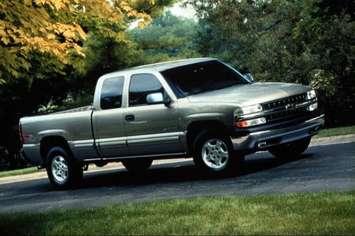Middlesex County OPP are looking for a grey 2006 Chevrolet Silverado, similar to the one shown here, seen at the location where three bodies were found in Middlesex Centre on Sunday, November 4, 2018. Photo provided by Ontario Provincial Police.
