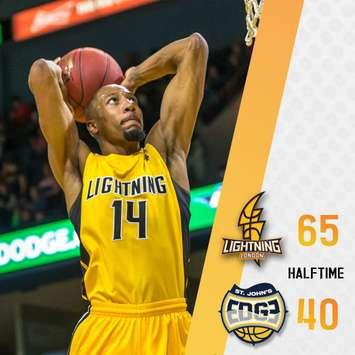 Marcus Capers of the London Lightning. (Photo courtesy of the London Lightning via Twitter)