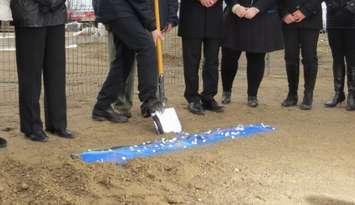 A ground-breaking for a new building (File photo by Miranda Chant, Blackburn, Media)