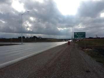 The new 401-Wonderland interchange. Photo by Miranda Chant, BlackburnNews.com