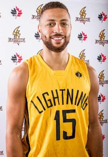 Garrett Williamson of the London Lightning. (Photo courtesy London Lightning/NBL Canada)