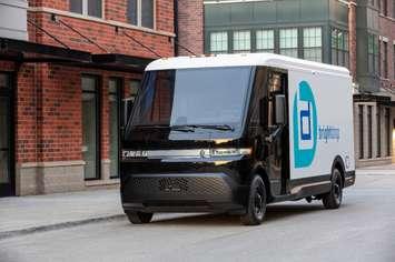 GM announces the BrightDrop EV410, a medium-size electric light commercial vehicle that will be produced at the CAMI Plant in Ingersoll in 2023. Photo supplied by General Motors)