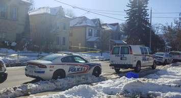 London police are investigating a death in a home on Stanley Street. Submitted photo. 