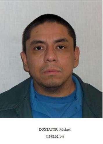 Michael Doxtator is wanted on a Canada Wide Warrant and known to frequent the London area. Photo courtesy of OPP.
