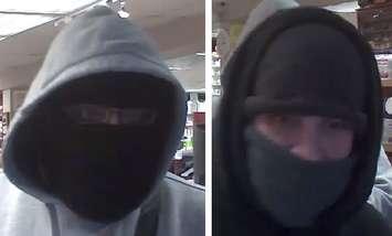 Two men wanted in connection to a robbery at Turner's Drug Store. Photo courtesy of London police.